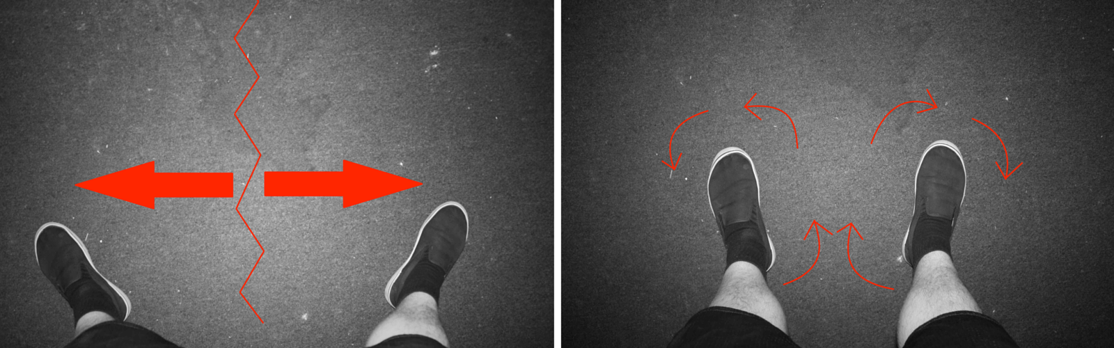 Squat rip the floor vs. screw your feet